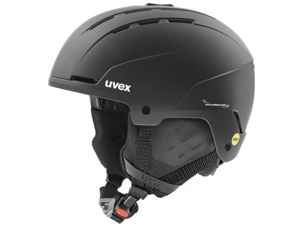Uvex Stance MIPS skihelmet, black matt
