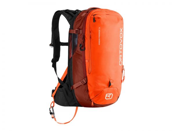 Ortovox Avabag LiTRIC FREERIDE 28 Airbag backpack, desert orange