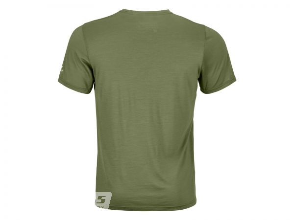 Ortovox 120 Merino Cool Tec MTN Stripe T-Shirt Men, wild herbs