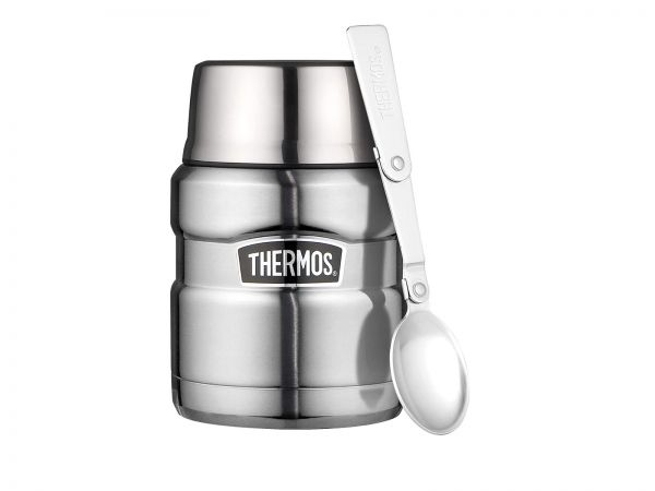 Thermos Food mug 0,47L with spoon, steel