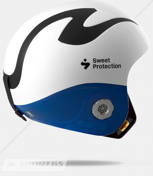 Sweet Volata Helm, gloss white/flash blue