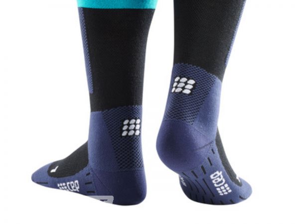 CEP Merino Compression Socks Skiing Tall Men, blue