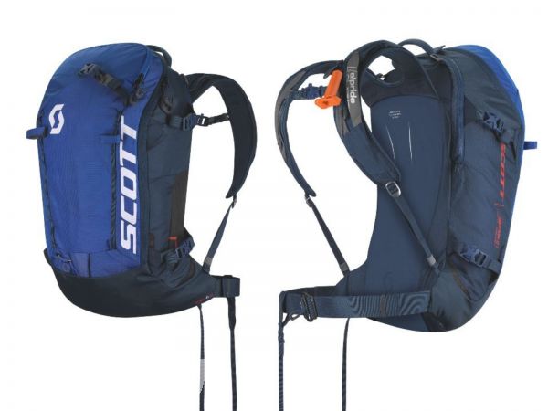 SCOTT Patrol E1 30 Airbag backpack system, blue/dark blue
