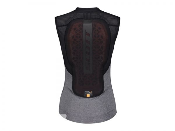Scott AirFlex Light Vest Protektor, Damen, black/dark grey melange