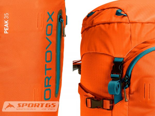 Ortovox Peak 35 touring backpack, desert orange