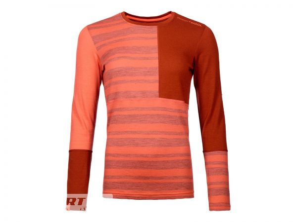 Ortovox 185 ROCK´N´WOOL Longsleeve Shirt, Women, coral