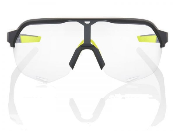 100% S2 bikeglasses, Soft Tact Grey Matte, Photochromatic Lens