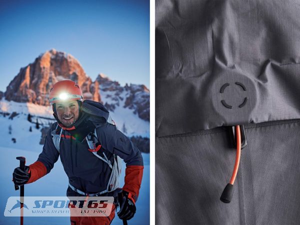 Peak Performance Mens Vislight Gore-Tex PRO Ski Men Jacket, quiet grey/motion grey