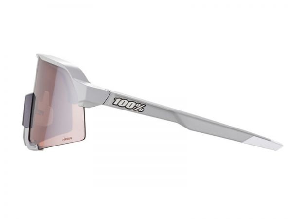 100% S3 Bikebrille, Soft Tact Stone Grey, Hiper crimson silver mirror