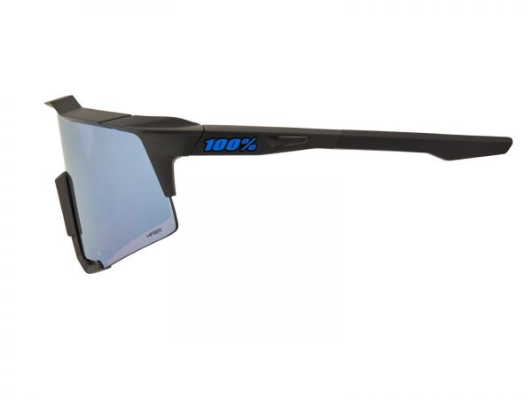 100% SPEEDCRAFT Bikebrille, Matte Black, Hiper Crimson silver mirror