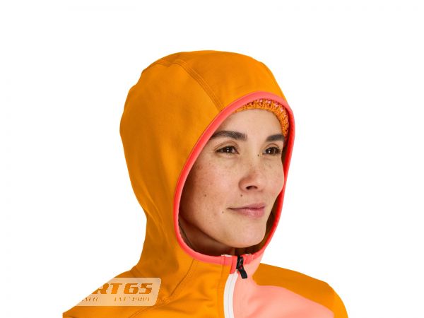Ortovox Fleece Hoody Women, clay orange