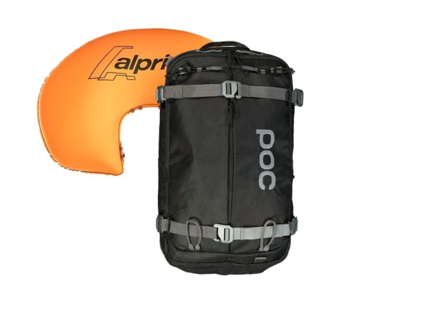 POC Dimension Avalanche Backpack & Alpride E2 airbag system, uranium black