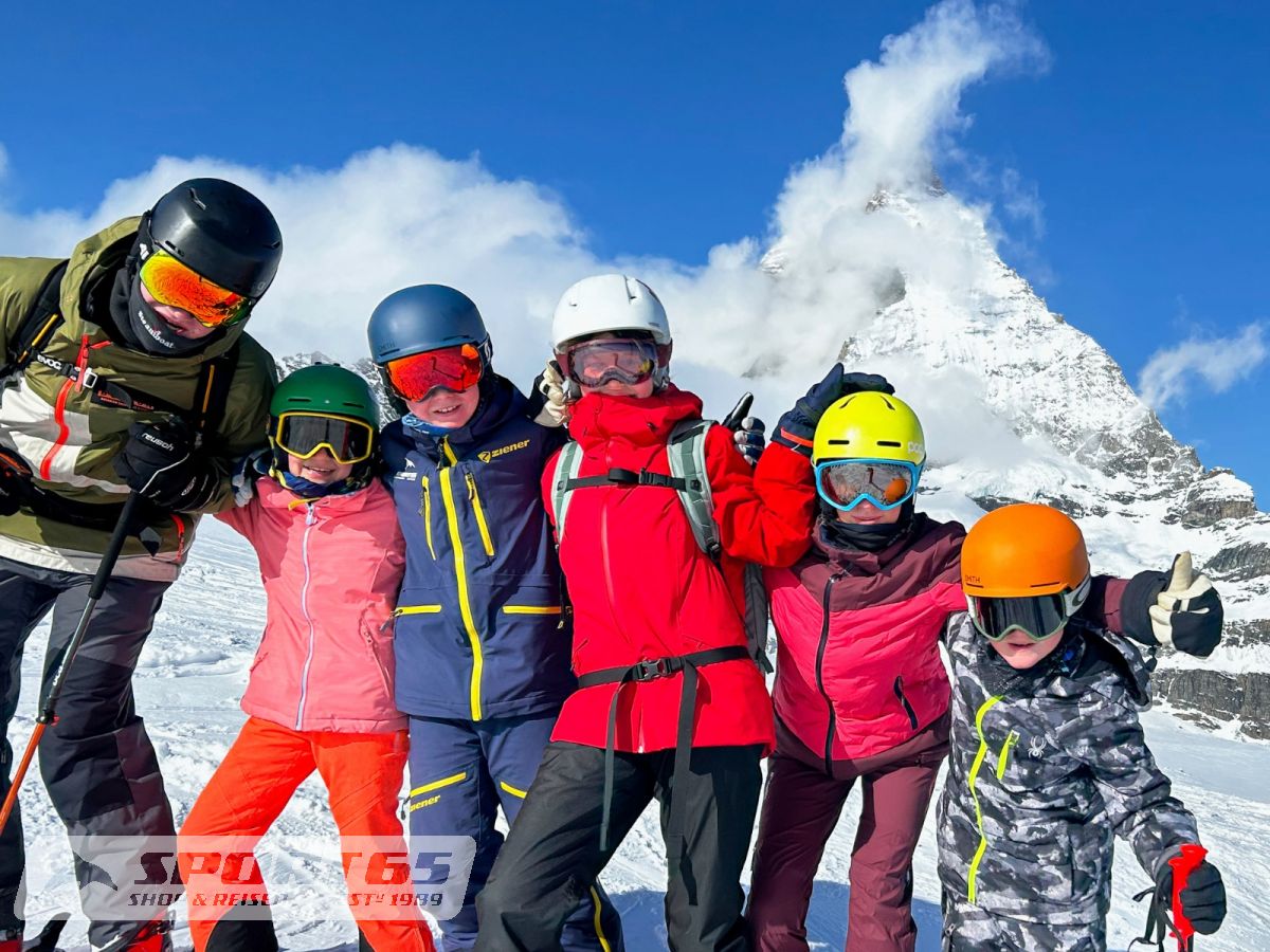 Lenz Skiing Kids 1.0 Wintersport Kinder Socken Ski Snowboard Knie Strumpf Merino 